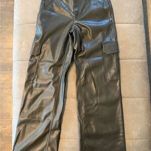 Banana Republic Dark Leather Pants
